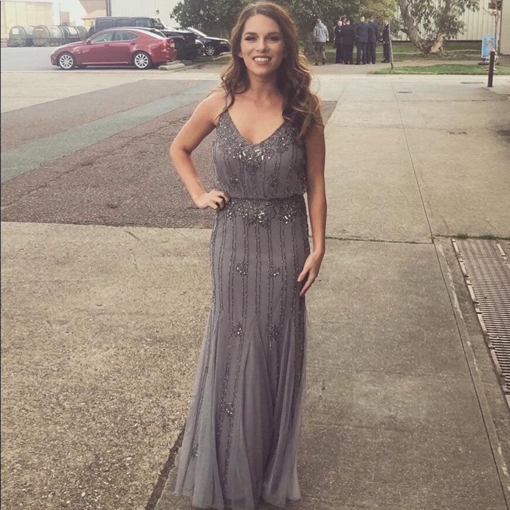 Boutique Prom Dress Charcoal Grey